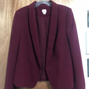 Burgundy LOFT Blazer